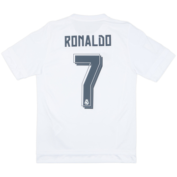 2015-16 Real Madrid Home Shirt Ronaldo #7 - 8/10 - (S)