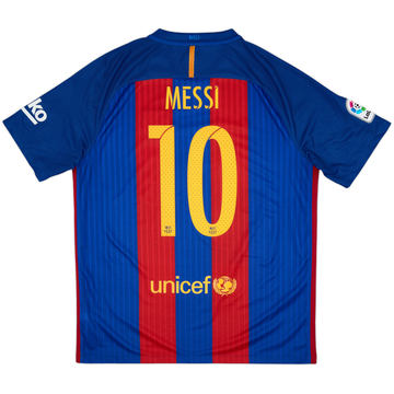2016-17 Barcelona Camiseta Local Messi #10 - 8/10 - (L)