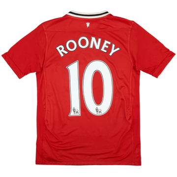 2011-12 Manchester United Home Shirt Rooney #10 - 7/10 - (L.Boys)