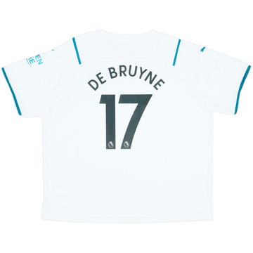 2021-22 Manchester City Away Shirt De Bruyne #17 (3XL)