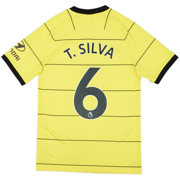 2021-22 Chelsea Away Shirt T.Silva #6 - 7/10 - (S)