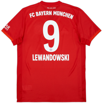 2019-20 Bayern Munich Home Shirt Lewandowski #9 - 9/10 - (M)