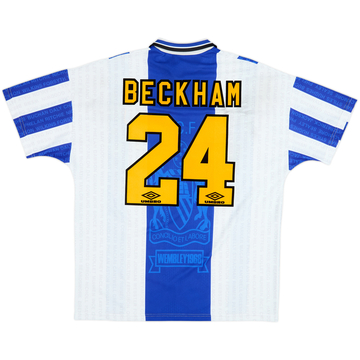 1994-96 Manchester United Third Shirt Beckham #24 - 9/10 - (XL)