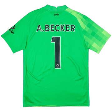 2021-22 Liverpool GK Shirt A.Becker #1 - 6/10 - (S)