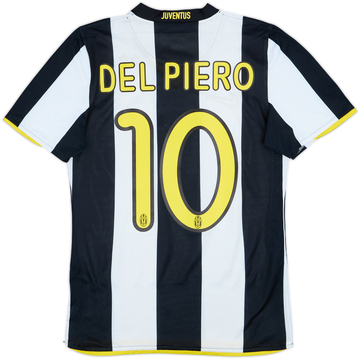 2008-09 Juventus Home Shirt Del Piero #10 - 7/10 - (S)