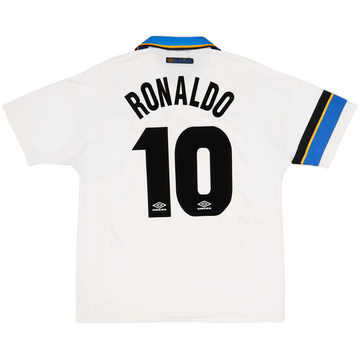 1997-98 Inter Milan Away Shirt Ronaldo #10 - 6/10 - (L)