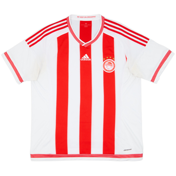 2015-16 Olympiakos Home Shirt - 4/10 - (XL)