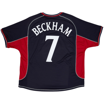 2000-01 Manchester United Third Shirt Beckham #7 - 8/10 - (XXL)