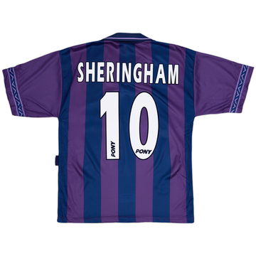 1995-97 Tottenham Away Shirt Sheringham #10 - 8/10 - (S)