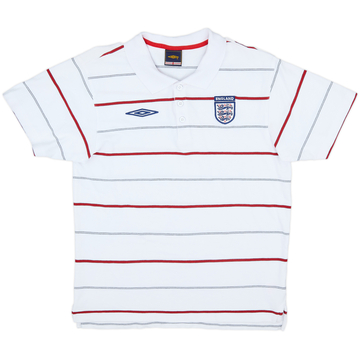 2006-08 England Umbro Polo Shirt - 8/10 - (L)