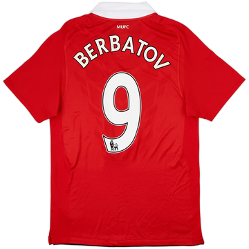 2010-11 Manchester United Home Shirt Berbatov #9 - 8/10 - (S)