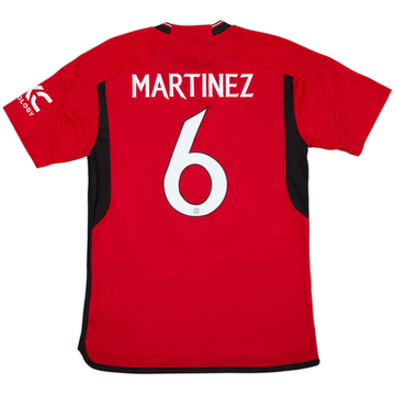 2023-24 Manchester United Home Shirt Martinez #6 (M)