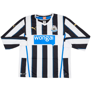 2013-14 Newcastle Home L/S Shirt - 4/10 - (L)