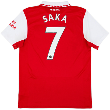 2022-23 Arsenal Home Shirt Saka #7 - 4/10 - (M)
