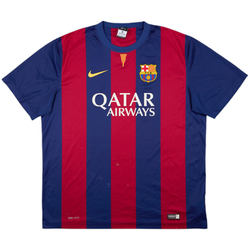 2014-15 Barcelona Basic Home Shirt - 4/10 - (XL)