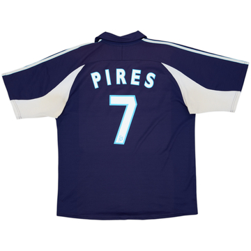 1999-00 Olympique Marseille Away Shirt Pires #7 - 4/10 - (L)