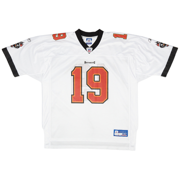 2002-03 Tampa Bay Buccaneers K. Johnson #19 Reebok On Field Away Jersey (Excellent) XXL