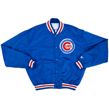 1980s Chicago Cubs Starter Satin Varsity Jacket - 5/10 - (XL)