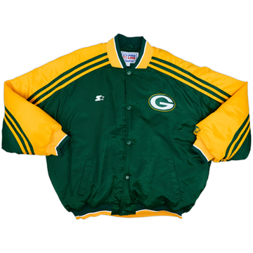 1990s Green Bay Packers Starter Satin Varsity Jacket - 9/10 - (XXL)
