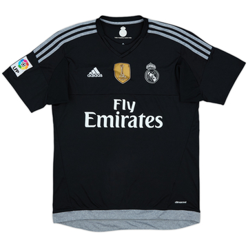 2015-16 Real Madrid GK S/S Shirt - 8/10 - (M)