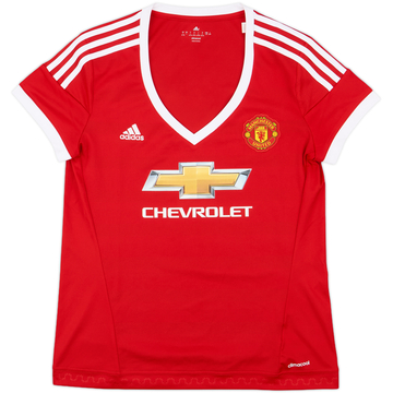 2015-16 Manchester United Home Shirt - 9/10 - (Women's L)