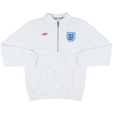 2010-11 England Umbro 1/2 Zip Drill Top - 9/10 - (S)