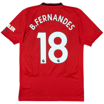 2019-20 Manchester United Home Shirt B.Fernandes #18 - 6/10 - (S)