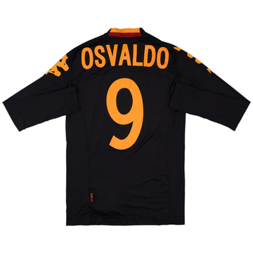 2012-13 Roma Third L/S Shirt Osvaldo #9 (S)