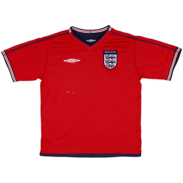 2002-04 England Away Shirt - 7/10 - (M.Boys)