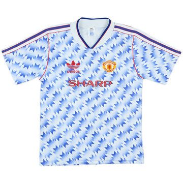 1990-92 Manchester United Away Shirt - 9/10 - (M.Boys)