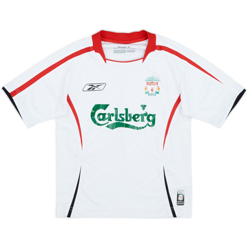 2005-06 Liverpool Away Shirt - 8/10 - (S.Boys)