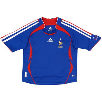 2006-07 France Home Shirt - 9/10 - (S.Boys)