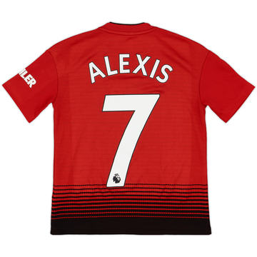 2018-19 Manchester United Home Shirt Alexis #7 - 8/10 - (S.Boys)
