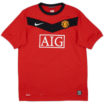 2009-10 Manchester United Home Shirt - 6/10 - (XL.Boys)