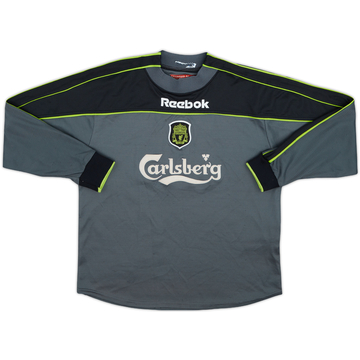 2000-01 Liverpool GK Shirt - 7/10 - (7-8 Years)