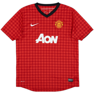2012-13 Manchester United Home Shirt - 8/10 - (XL.Boys)