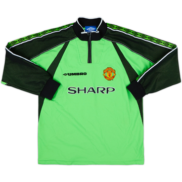 1998-99 Manchester United GK Shirt - 9/10 - (L.Boys)