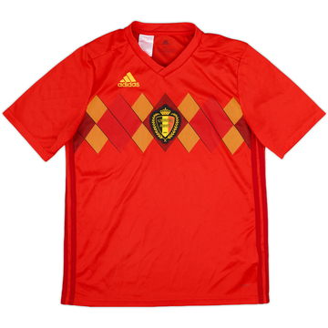 2018-19 Belgium Home Shirt - 9/10 - (XL.Boys)