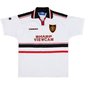 1997-99 Manchester United Away Shirt - 6/10 - (L.Boys)