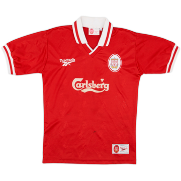 1996-98 Liverpool Home Shirt - 5/10 - (Y)