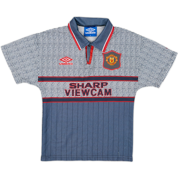 1995-96 Manchester United Away Shirt - 8/10 - (S.Boys)
