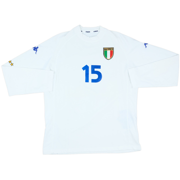 2000-01 Italy Player Issue Away L/S Shirt #15 (XL)