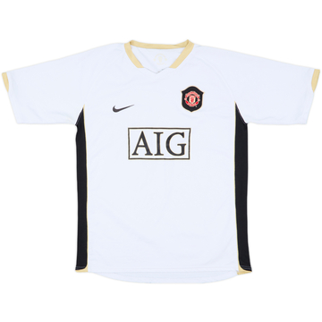 2006-08 Manchester United Away Shirt - 8/10 - (XL.Boys)