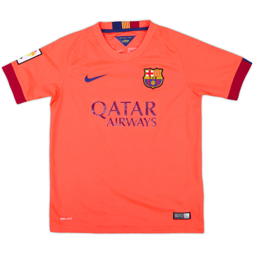 2014-15 Barcelona Away Shirt - 8/10 - (M.Boys)
