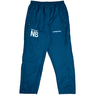 1996-97 Manchester United Umbro Staff Issue Track Pants/Bottoms 'NB' - 9/10 - (L)