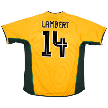 2002-03 Celtic Away Shirt Lambert #14 - 8/10 - (XL)