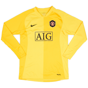 2006-07 Manchester United GK Shirt - 9/10 - (XL.Boys)