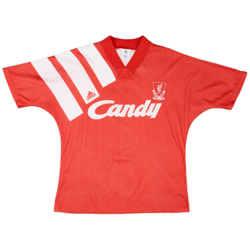 1991-92 Liverpool Home Shirt - 6/10 - (L)