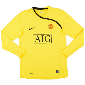 2008-09 Manchester United GK Shirt - 9/10 - (XL.Boys)