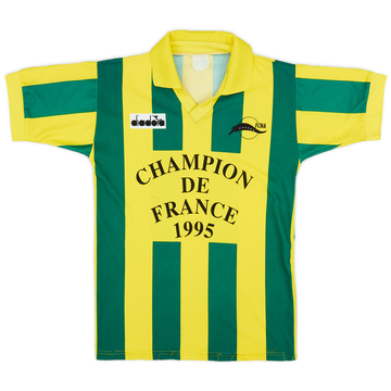 1994-95 Nantes "Champion De France 1995" Home Shirt - 7/10 - (L.Boys)